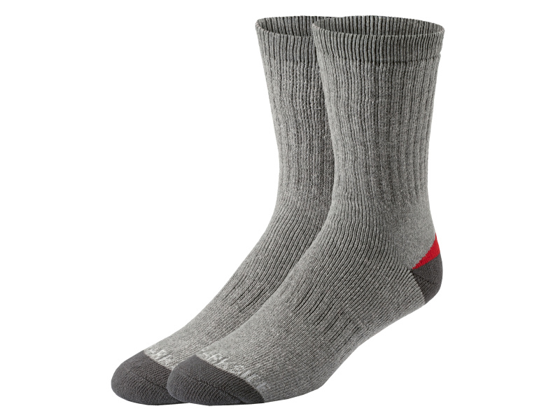 Parkside® Pánské pracovní termo ponožky, 2 páry (šedá, 43-46)