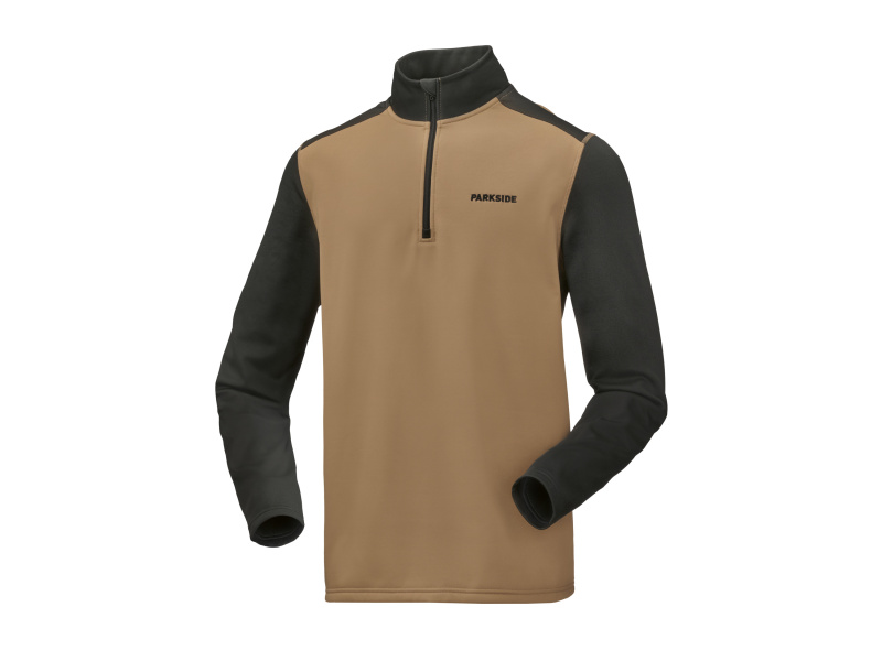 Parkside® Pánská termo mikina (béžová/černá, S (44/46))