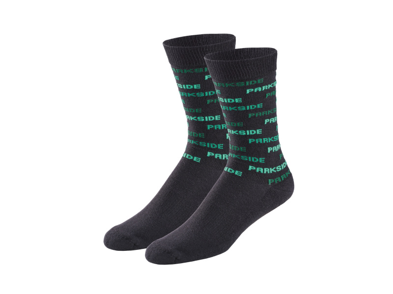 Parkside® Pánské sportovní ponožky, 2 páry (černá, 39-42)