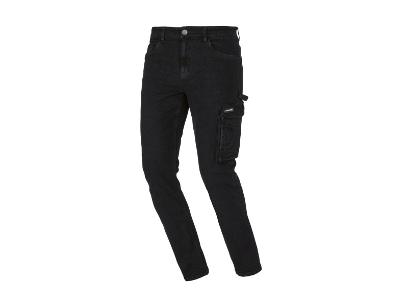 Parkside® Pánské termo džíny v pracovním stylu „Straight Fit“ (černá, 50 (34/32))