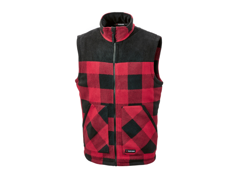 Parkside® Pánská fleecová vesta (červená, M (48/50))