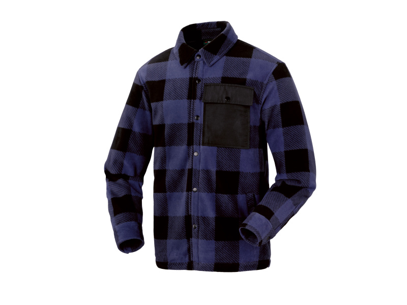 Parkside® Pánský flanelový overshirt (modrá, XL (56/58))