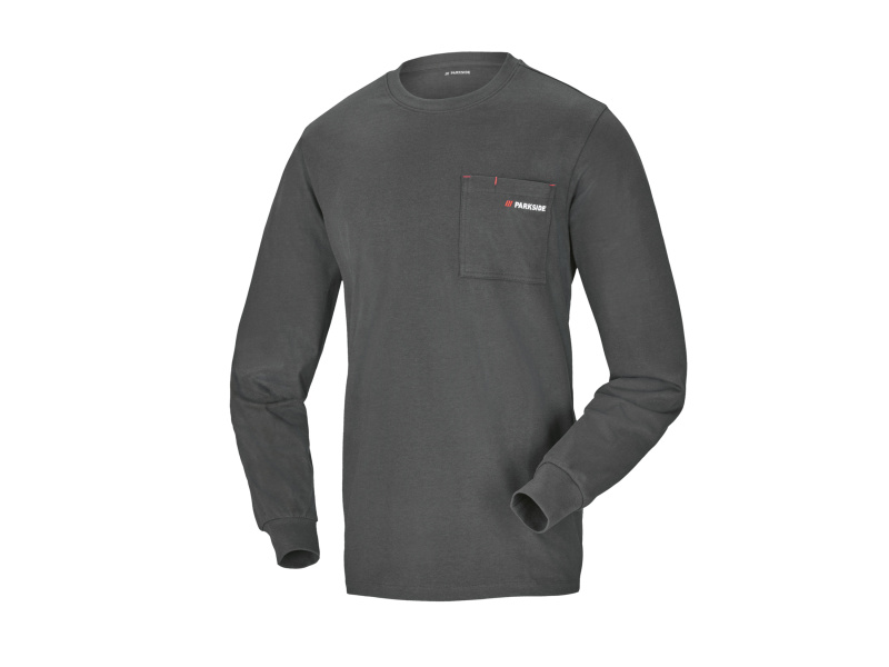 Parkside® Pánské termo triko s dlouhými rukávy (tmavě šedá, S (44/46))