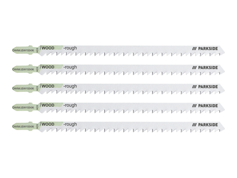 Parkside® Sada pilových listů pro přímočarou pilu (dlouhé/5dílná sada)