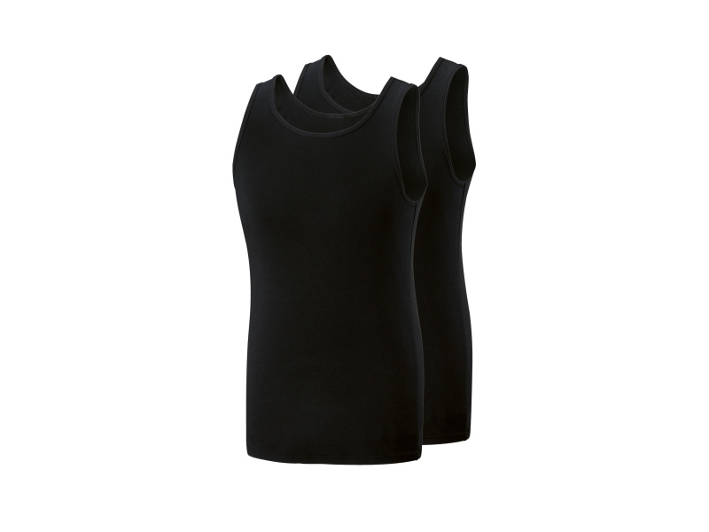 Parkside® Pánské tílko, 2 kusy (černá, 4/S)