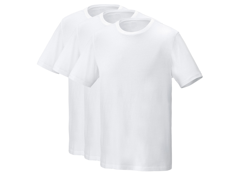 Parkside® Pánské triko, 3 kusy (bílá, XXL (60/62))