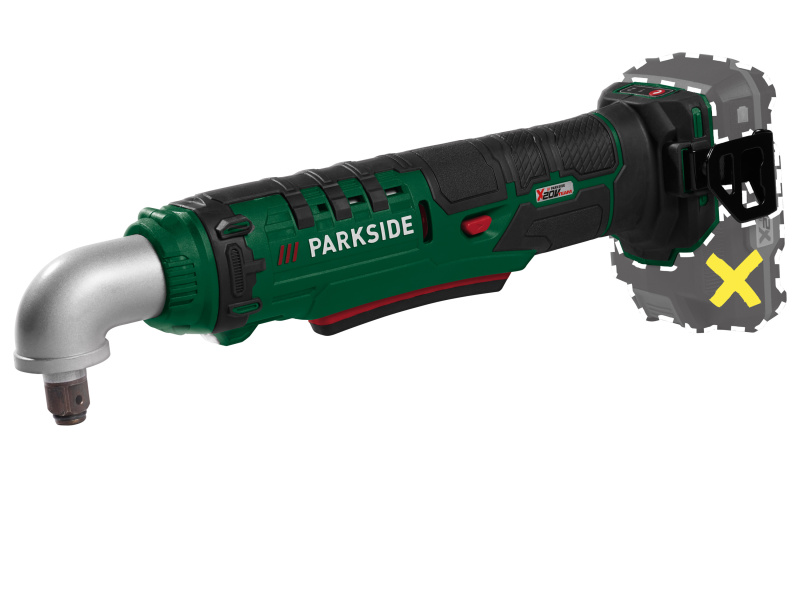 Parkside® Aku úhlový rázový utahovák Paws 20 A1 – bez akumulátoru a nabíječky