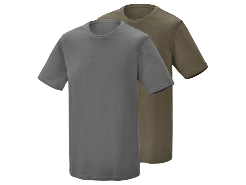 Parkside® Pánské triko, 2 kusy (zelená/šedá, XXL (60/62))