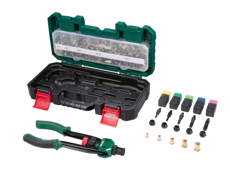 Parkside® Kleště na maticové nýty s příslušenstvím