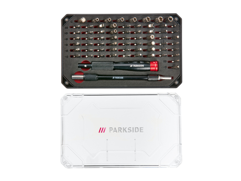 Parkside® Sada nářadí pro jemnou mechaniku Ppws 66 A1, 66dílná