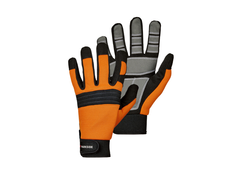 Parkside® Dámské / Pánské pracovní rukavice (oranžová, 9)
