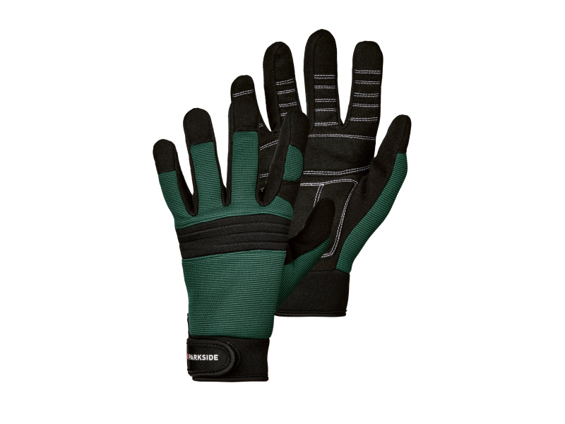 Parkside® Dámské / Pánské pracovní rukavice (zelená, 10)