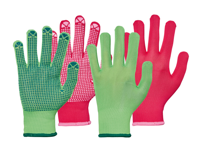 Parkside® Zahradní rukavice, 2 páry (růžová/zelená, 8)