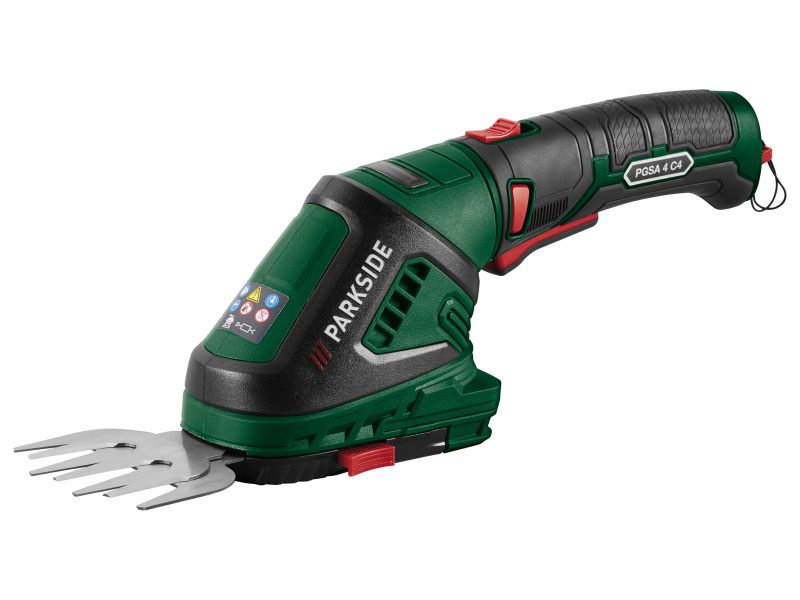 Parkside® Aku nůžky na trávník a živý plot Pgsa 4 C4