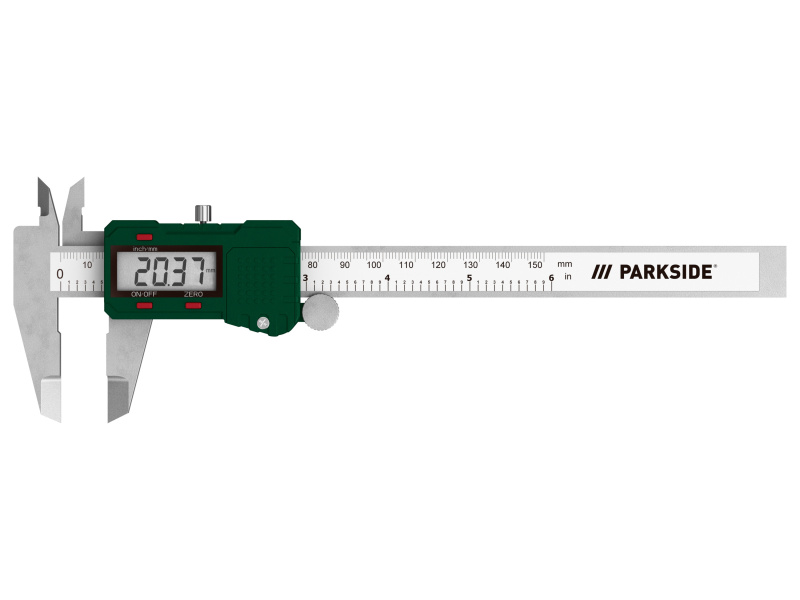 Parkside® Digitální úhloměr Pwsd A1 / Digitální posuvné měřítko Pmcd A1 (měřítko)