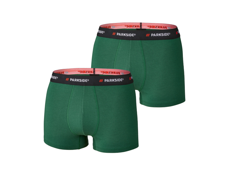 Parkside® Pánské boxerky, 2 kusy (zelená, 6/L)