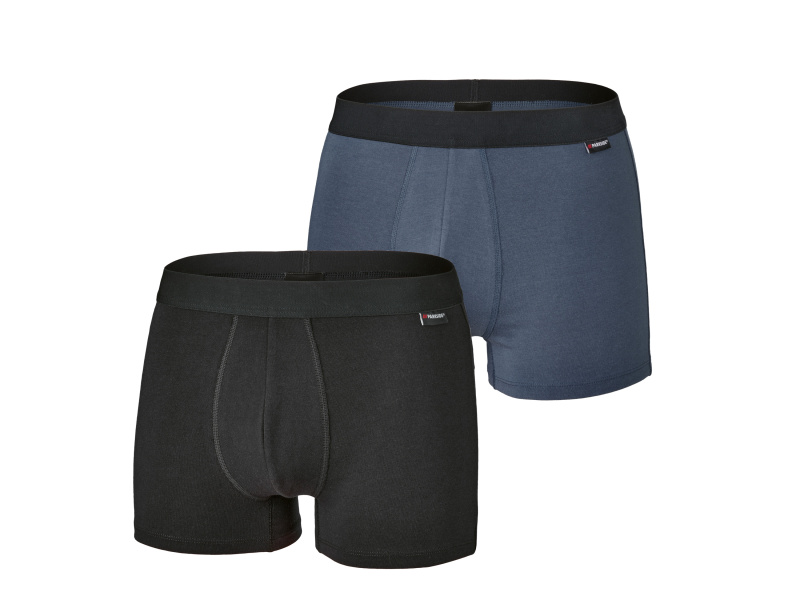 Parkside® Pánské boxerky, 2 kusy (černá / navy modrá, 4/S)