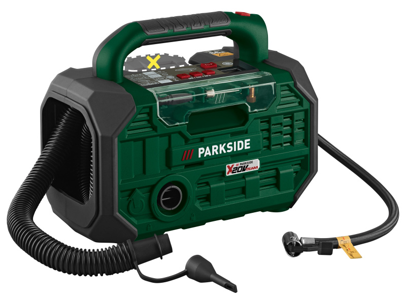 Parkside® Aku kompresor a pumpa PKA 20-Li C3 – bez akumulátoru a nabíječky