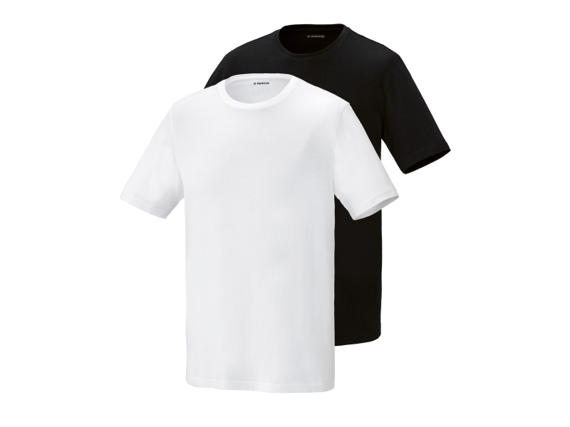 Parkside® Pánské triko, 2 kusy (černá/bílá, XXL (60/62))