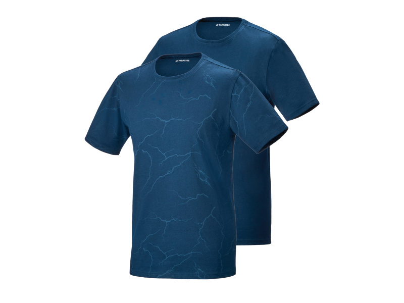 Parkside® Pánské triko, 2 kusy (navy modrá, L (52/54))