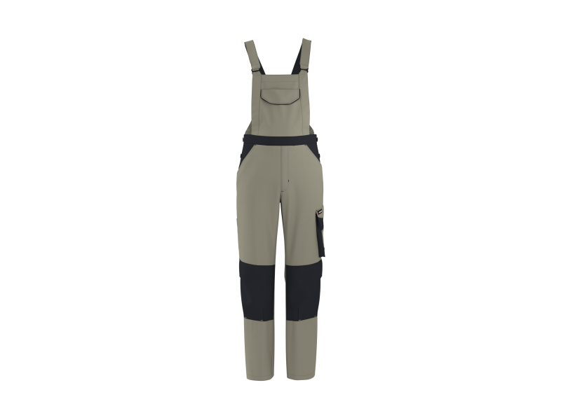 Parkside® Pánské pracovní kalhoty s laclem (béžová, 58)