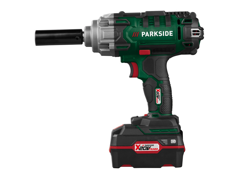 Parkside® Aku rázový utahovák na kola auta Passk 20-Li C4