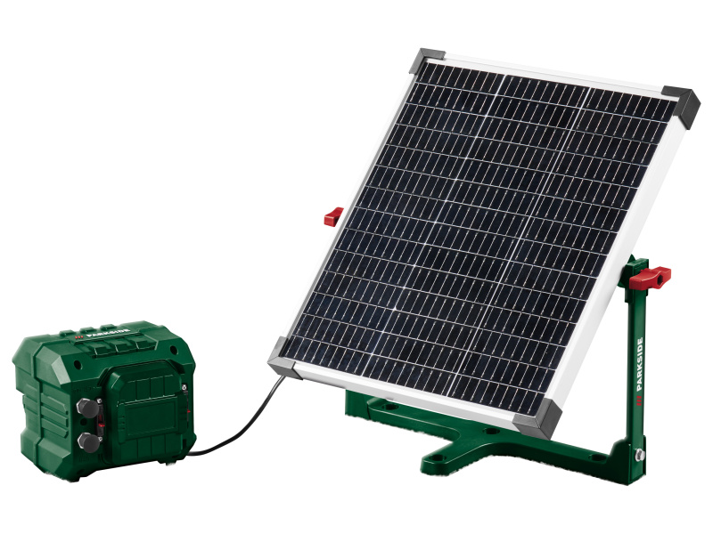 Parkside® Aku solární nabíjecí stanice pro robotickou sekačku Paslm 25 A1