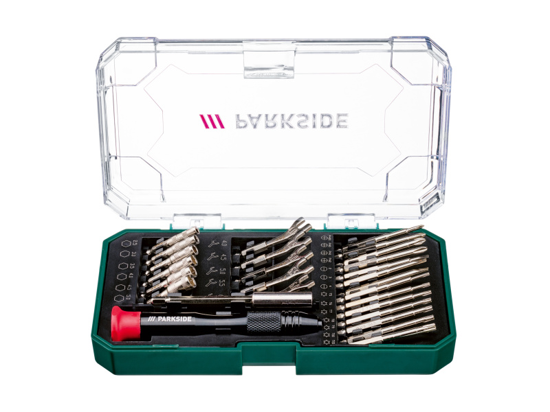 Parkside® Sada přesných nástrojů a nástrčných klíčů (sada přesných nástrčných hlavic a klíčů)