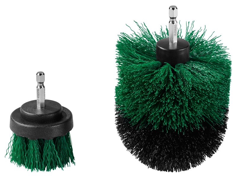 Parkside® Příslušenství k leštičce, Ø 6,3 mm (sada čisticích kartáčů, 2dílná)