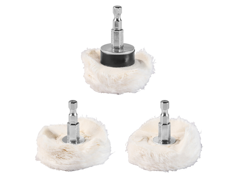 Parkside® Příslušenství k leštičce, Ø 6,3 mm (sada na leštění, 3dílná)