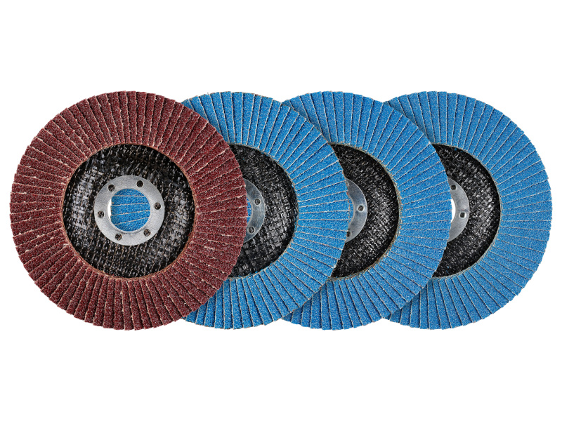 Parkside® Příslušenství k úhlové brusce, Ø 125 mm (vějířové brusné kotouče, 4dílná sada)