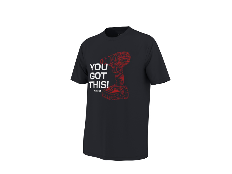 Parkside® Pánské triko s BIO bavlnou (černá, M (48/50))