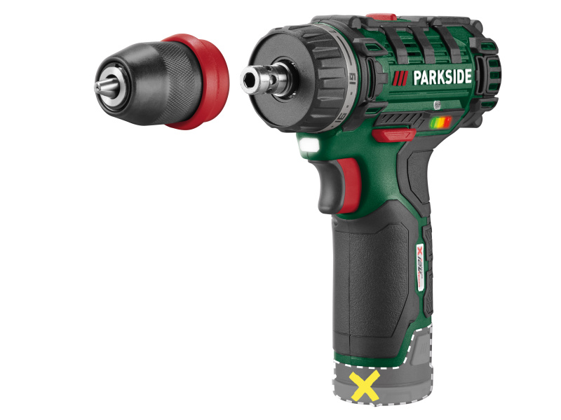 Parkside® Aku vrtací šroubovák Pbsa 12 F5 – bez akumulátoru a nabíječky