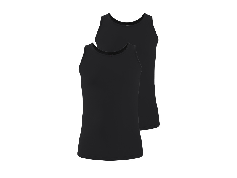 Parkside® Pánské tílko, 2 kusy (černá, 8/Xxl)
