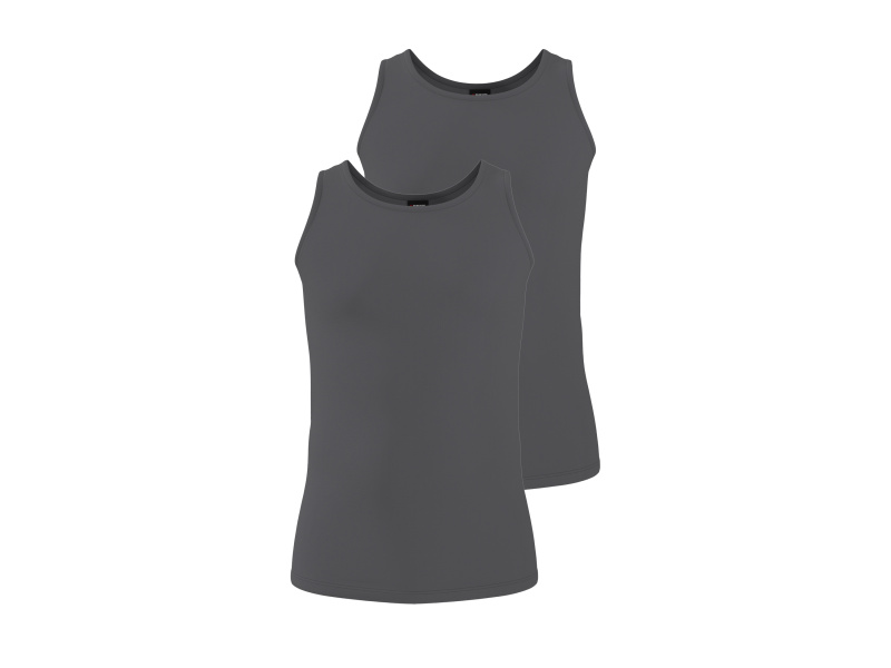 Parkside® Pánské tílko, 2 kusy (šedá, 5/M)