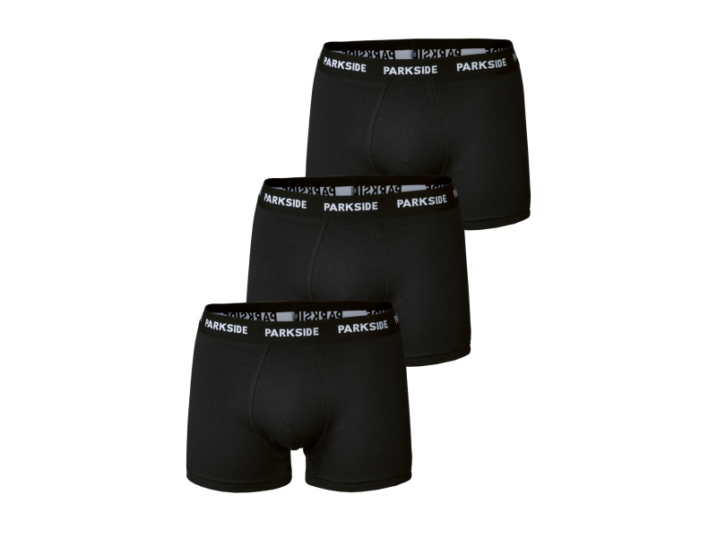 Parkside® Pánské boxerky, 3 kusy (černá, 6/L)