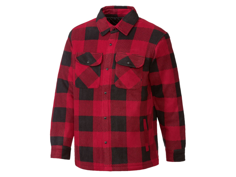 Parkside® Pánský flanelový overshirt (červená, Xxl(60/62))