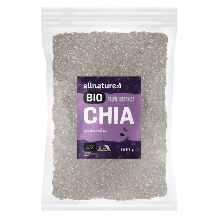 Allnature Chia BIO semínka 500 g