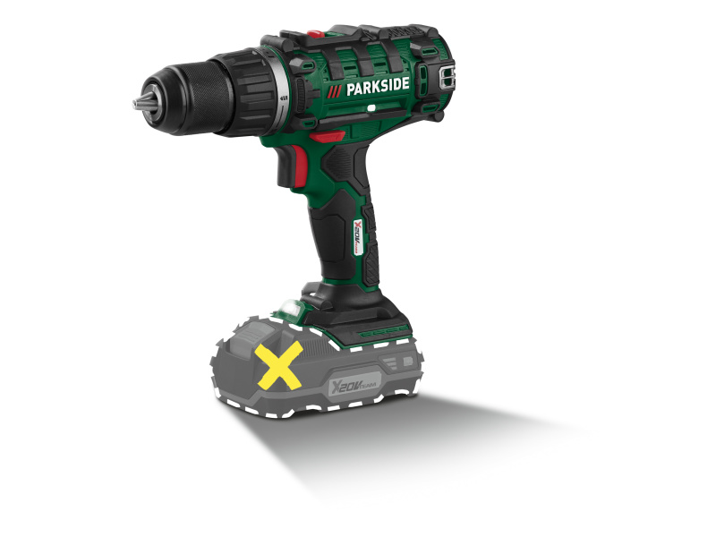 Parkside® Aku vrtací šroubovák Pabs 20-Li H9 – bez akumulátoru a nabíječky