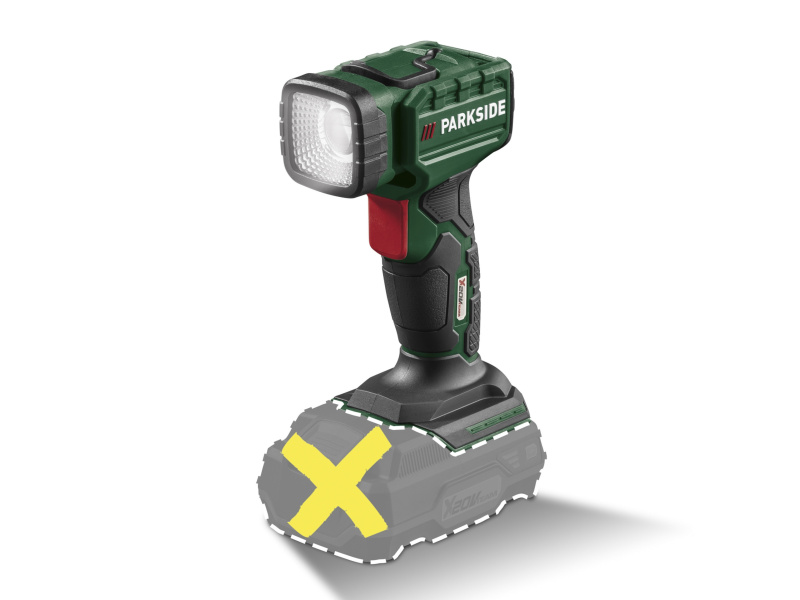 Parkside® Aku ruční LED reflektor Plhla 20-Li A1 / Plhla 20-Li C1 – bez akumulátoru a nabíječky (ruční reflektor Plhla 20-Li A1)