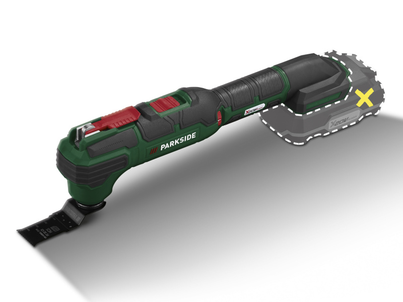 Parkside® Aku multifunkční nástroj Pamfw 20-Li C3 – bez akumulátoru a nabíječky