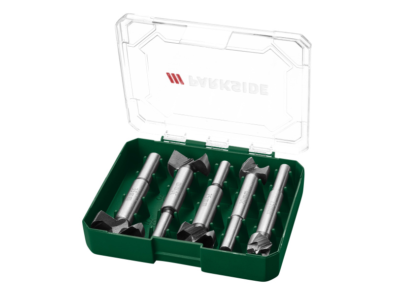 Parkside® Sada vrtáků (sada Forstnerových vrtáků do dřeva, 5dílná)
