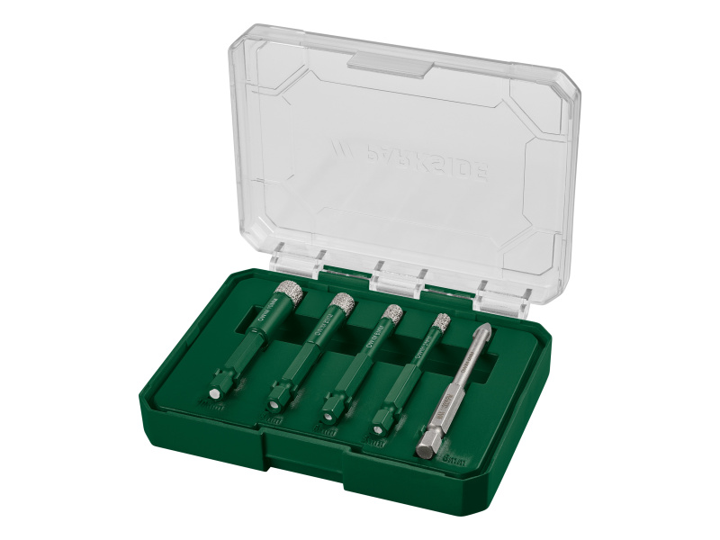 Parkside® Sada diamantových vrtáků M5 (diamantový šestihran)