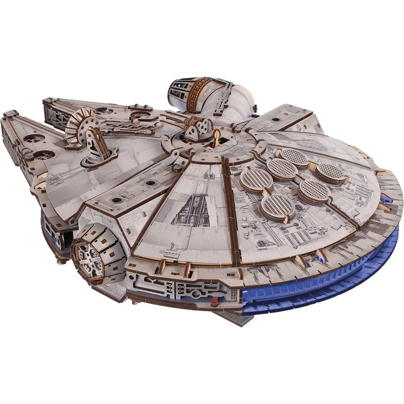 Ugears 3D dřevěná mechanická skládačka Millennium Falcon