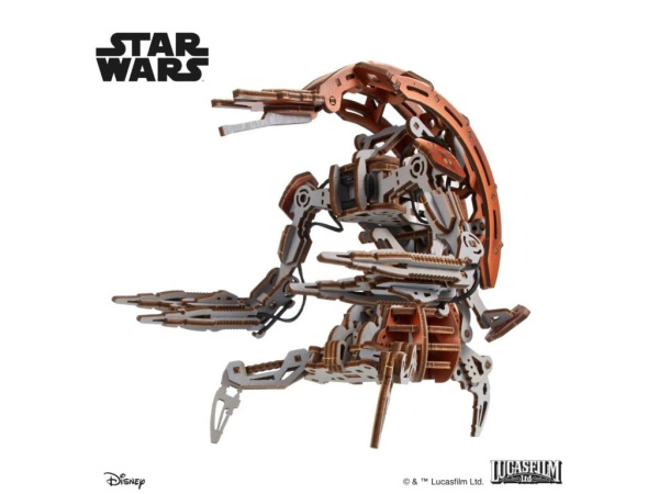 Ugears 3D dřevěná mechanická skládačka Star Wars Droideka