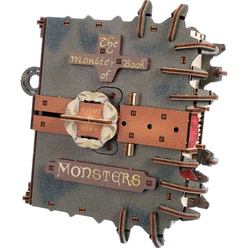 Ugears 3D dřevěná mechanická skládačka Harry Potter The Monster Book of Monsters
