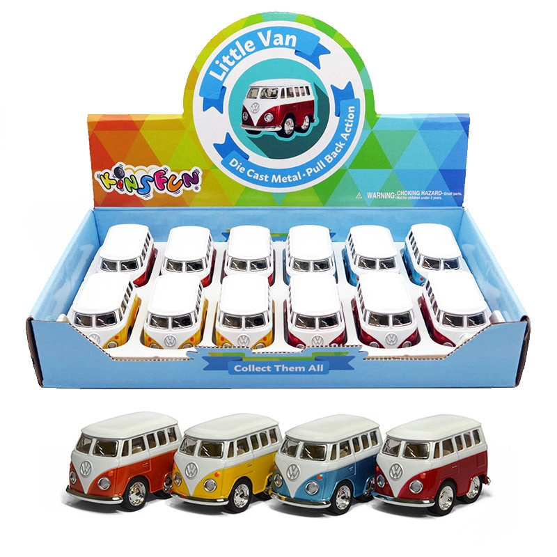 Kovový model auta VOLKSWAGEN Little Van – 4 druhy