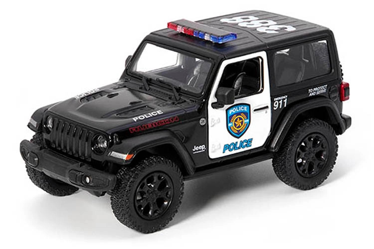 Kovový model - Jeep Wrangler policie 2018