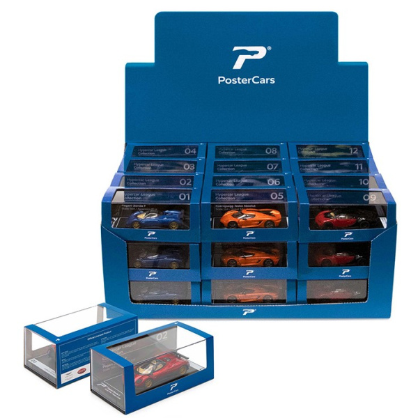 Kovový model - Hypercar liga H0112 - více druhů