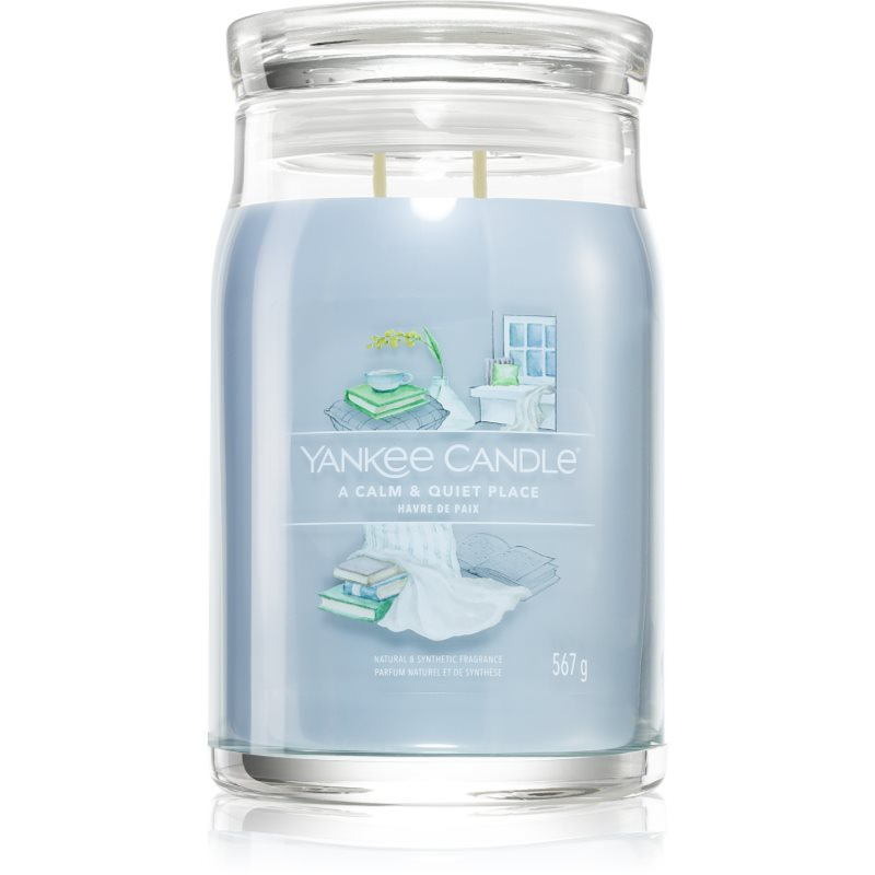 Yankee Candle A Calm & Quiet Place vonná svíčka Signature 567 g